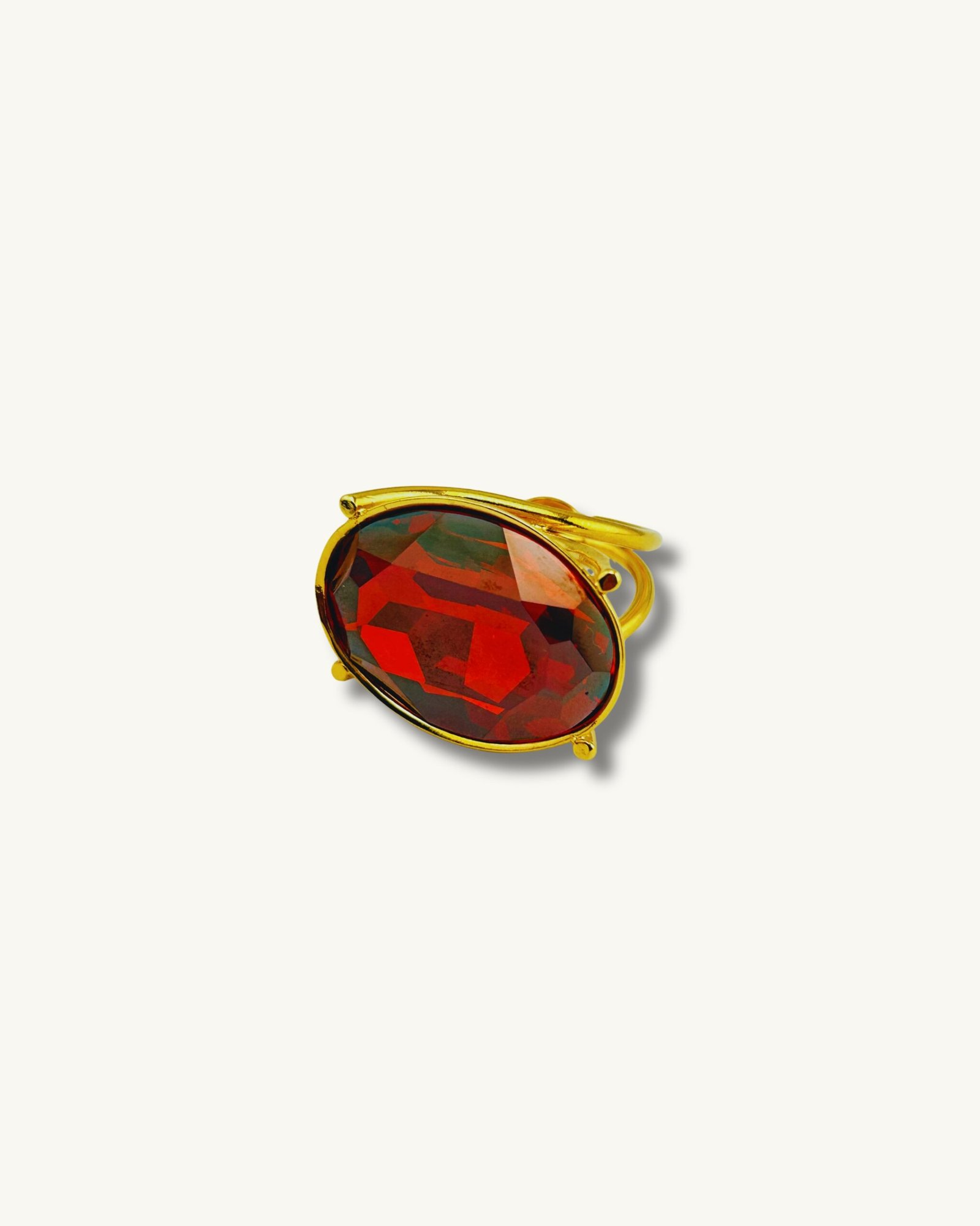 Anillo Ígneo Ámbar Soberano