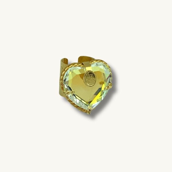 Anillo Corazón Aurora Soberana (Pieza Única)